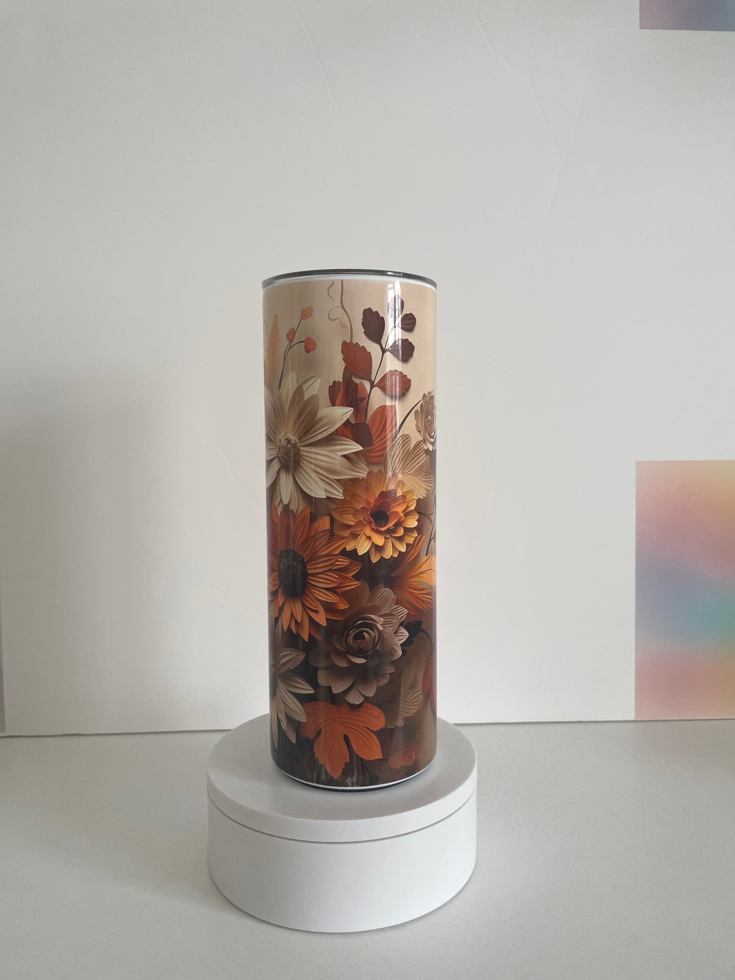 Autumn Flower Tumbler - Oopsie Item