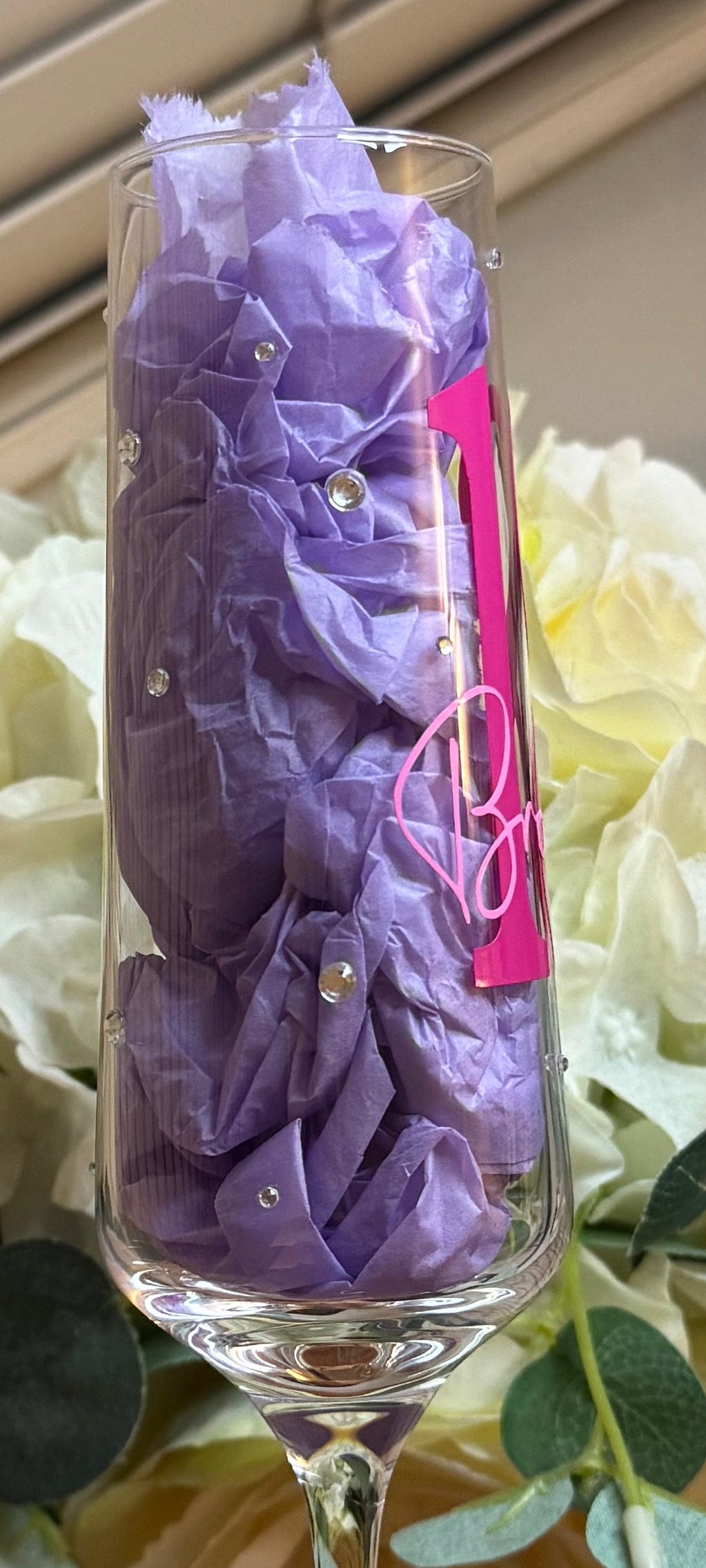 Personalised Birthday Champagne Flutes