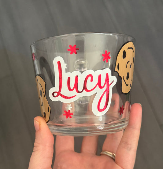 Personalised Christmas Cookie and  Candy Cane Mug