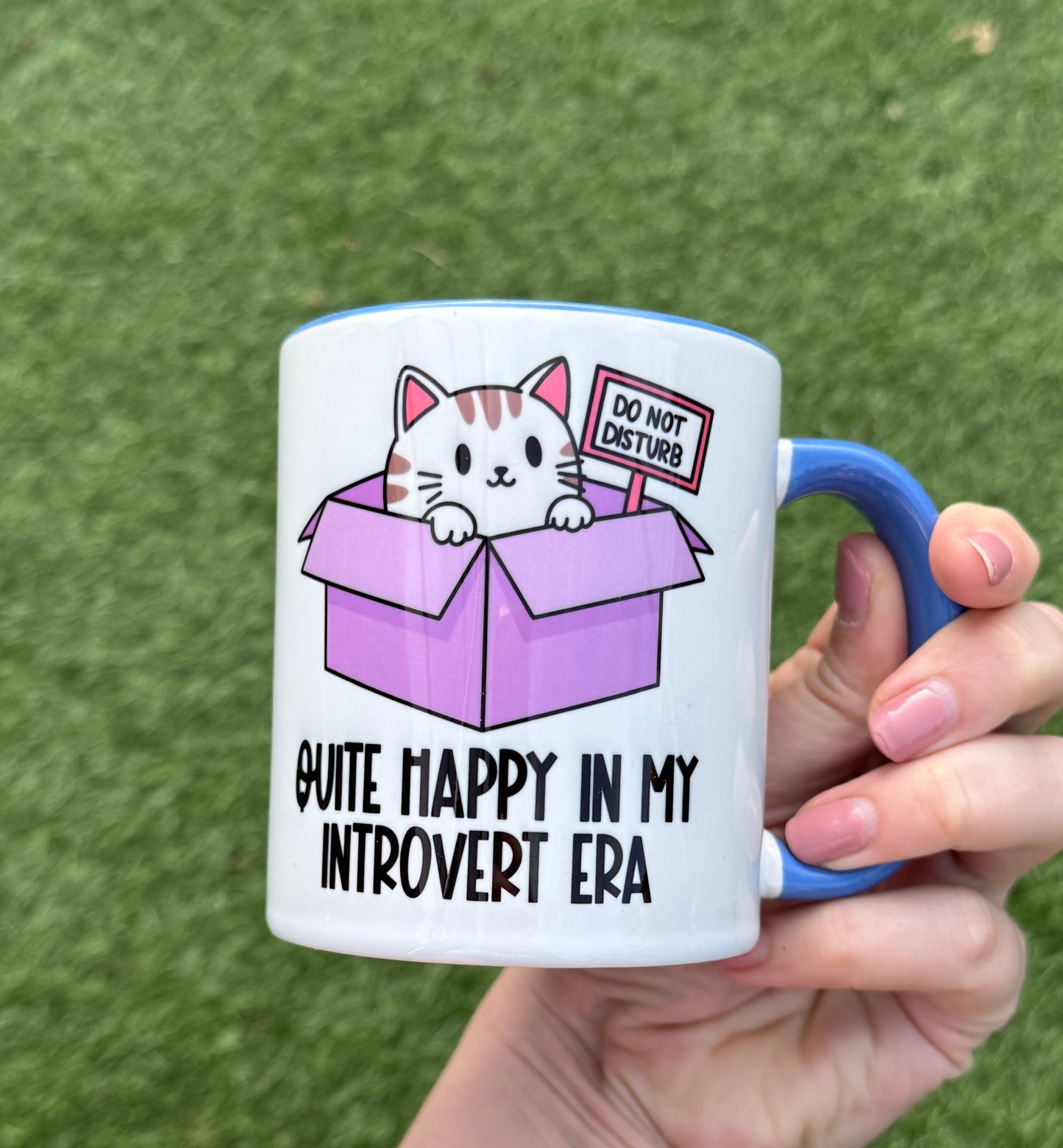 Happy in My Introvert Era - Cute Cat Design