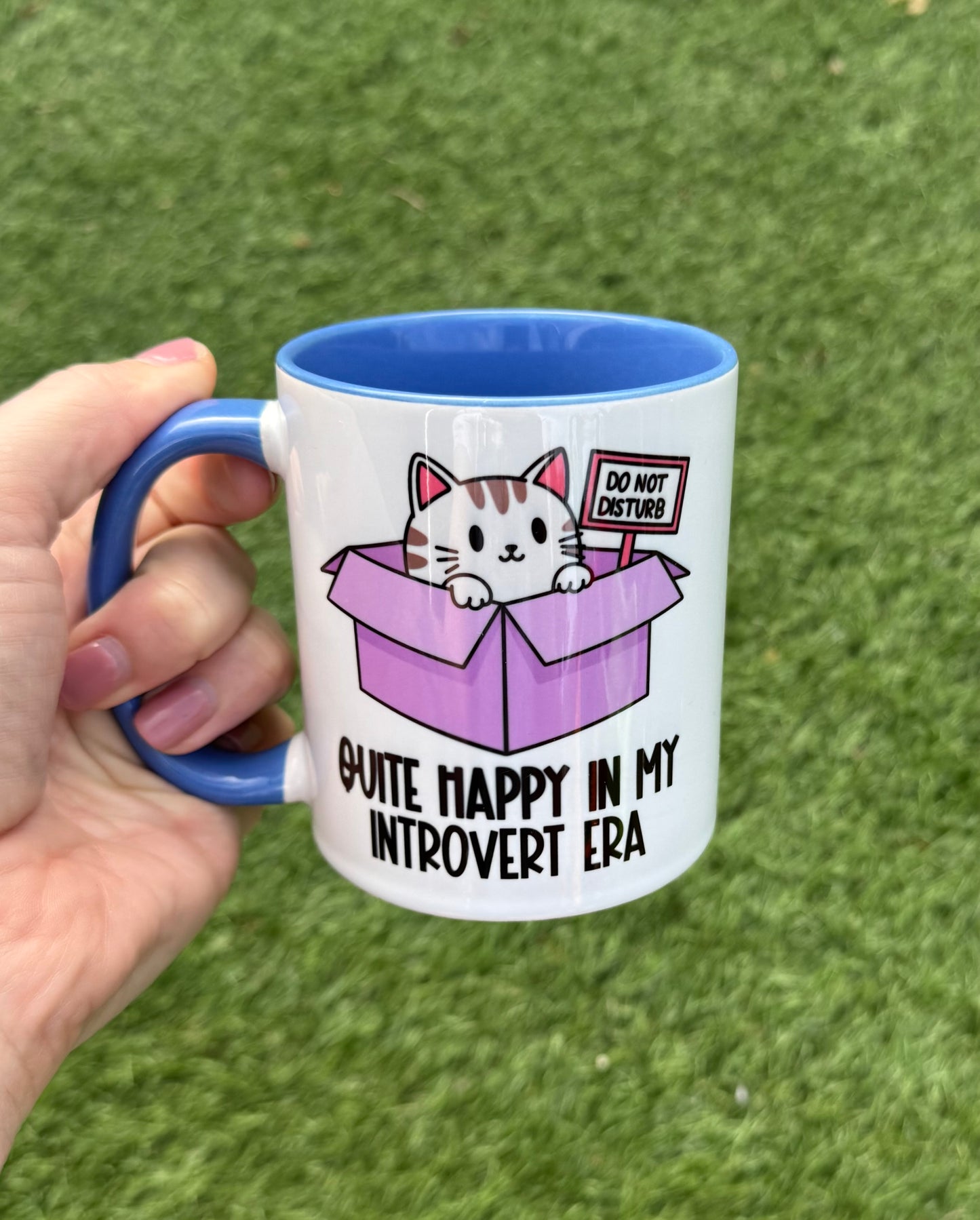 Happy in My Introvert Era - Cute Cat Design