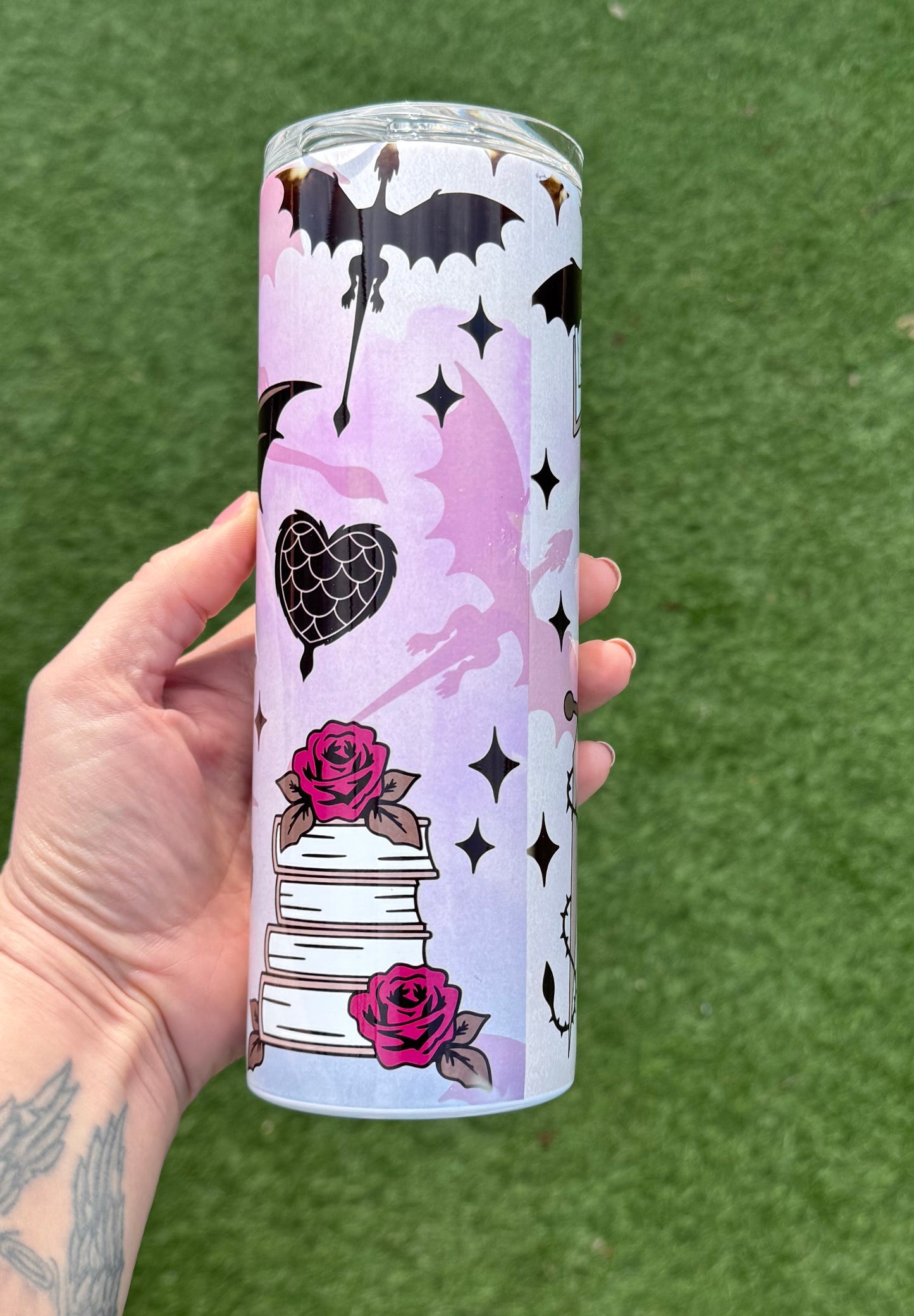 Book Dragons - Steel Tumbler