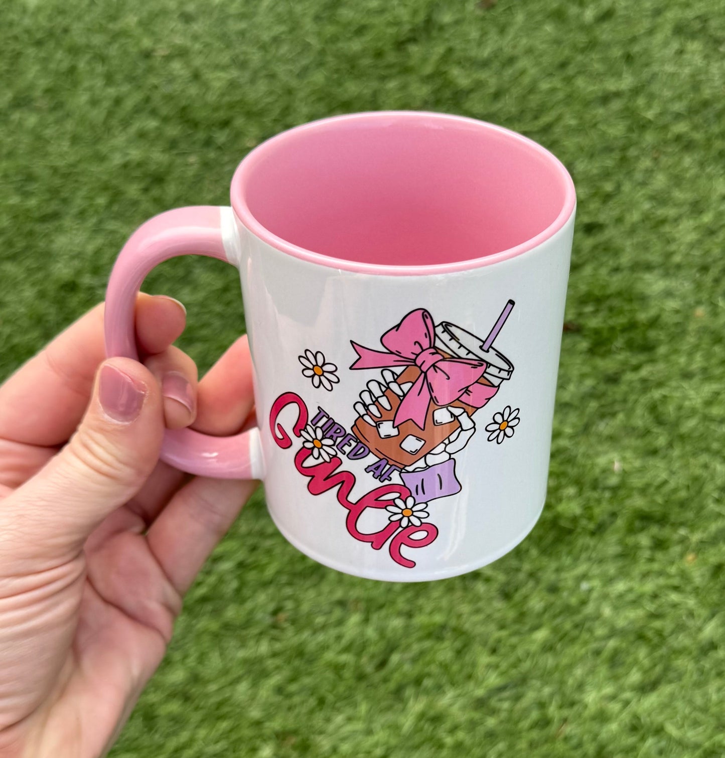 Tired AF Girlie Cute Mug
