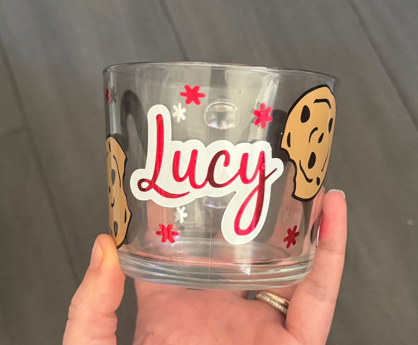 Personalised Christmas Cookie and  Candy Cane Mug
