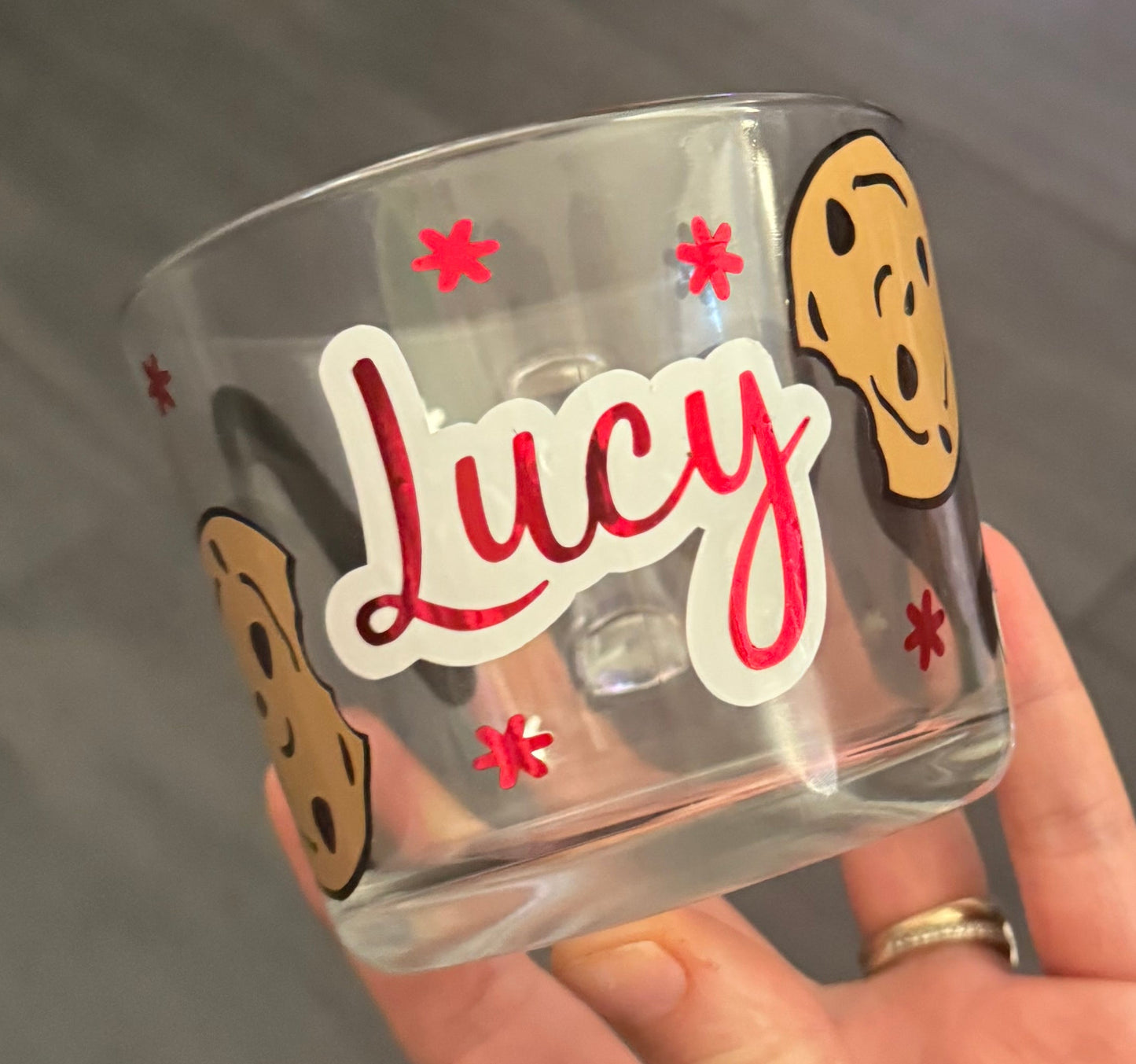 Personalised Christmas Cookie and  Candy Cane Mug