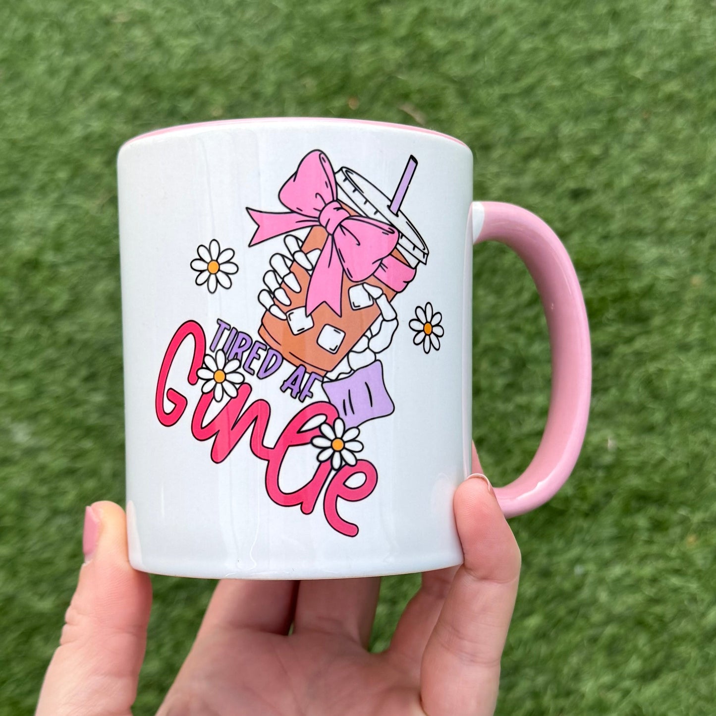 Tired AF Girlie Cute Mug