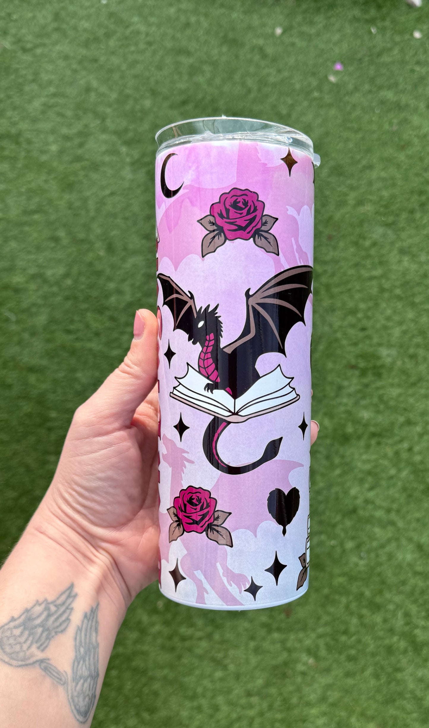 Book Dragons - Steel Tumbler