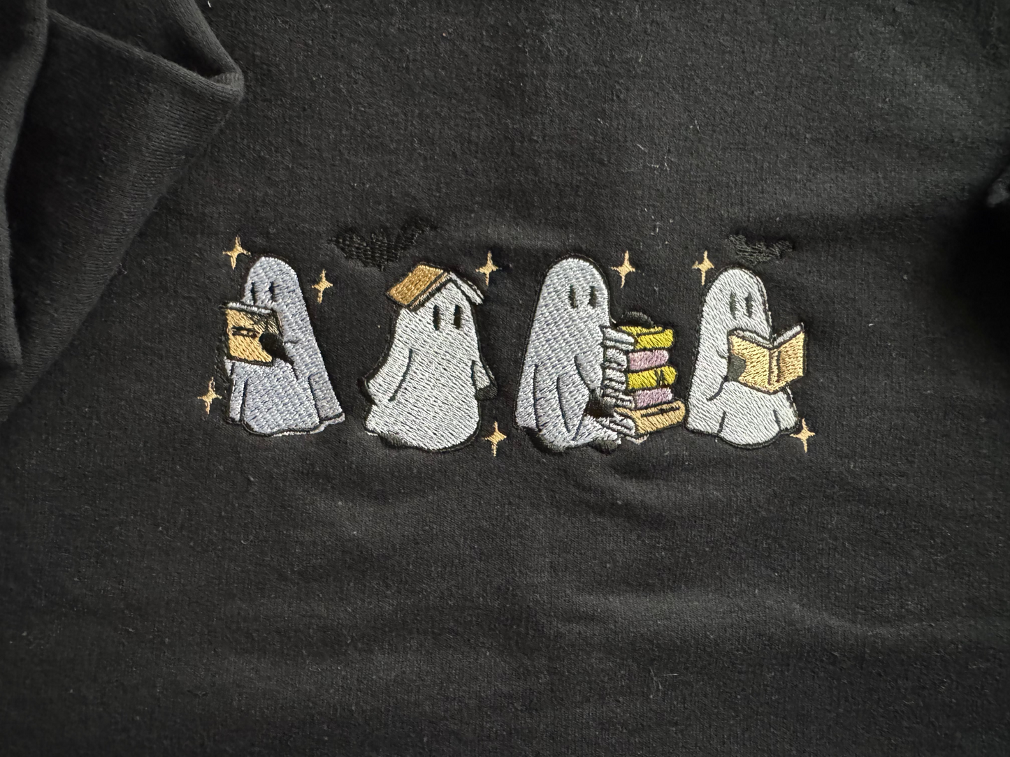 Spooky Book Reading Ghosts Jumper
