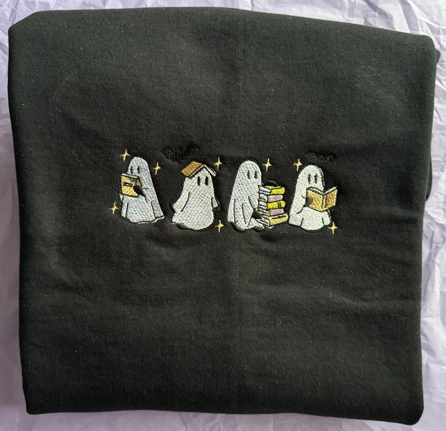 Spooky Book Reading Ghosts Jumper