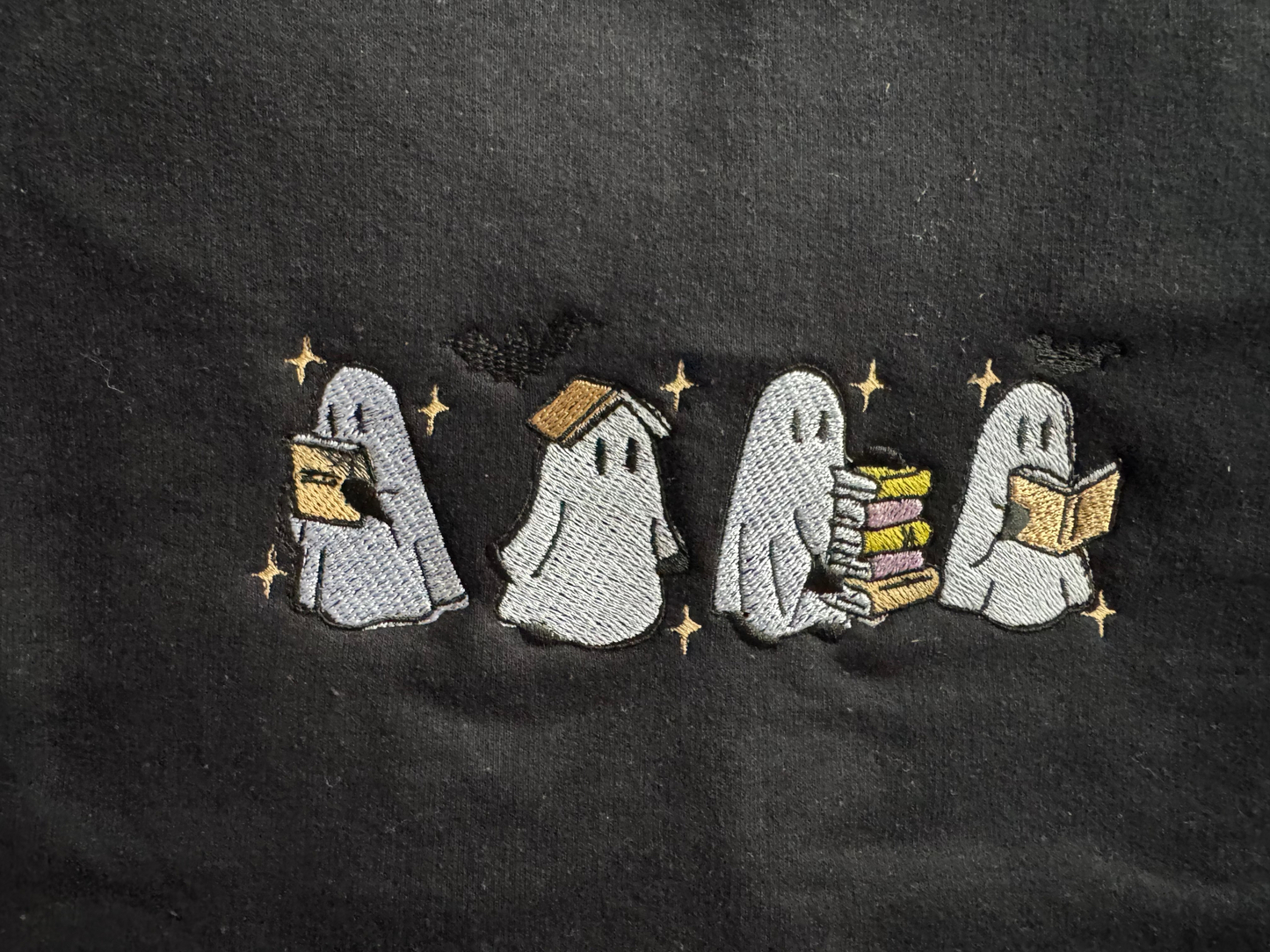 Spooky Book Reading Ghosts Jumper