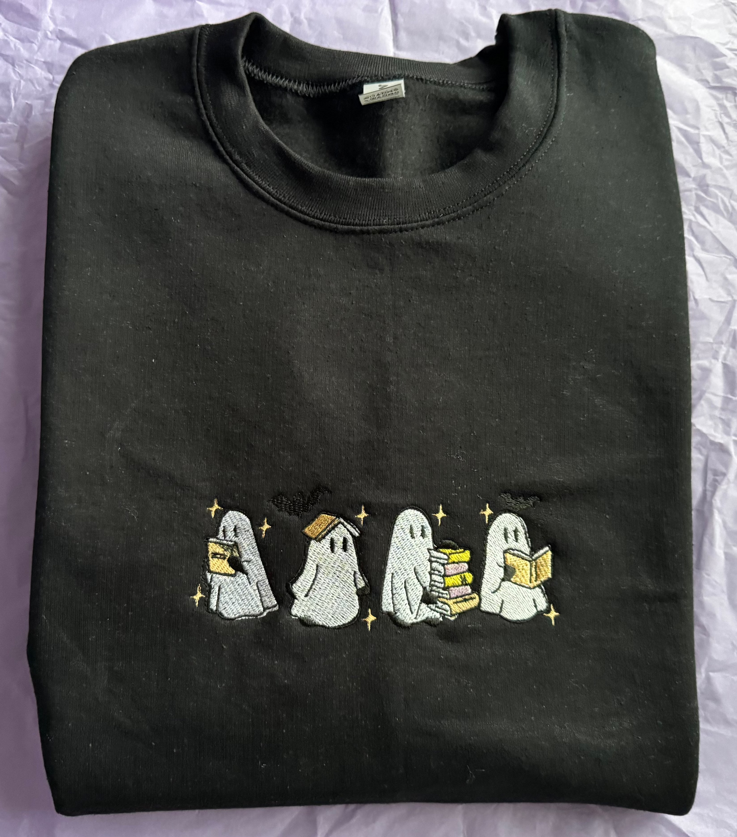 Spooky Book Reading Ghosts Jumper