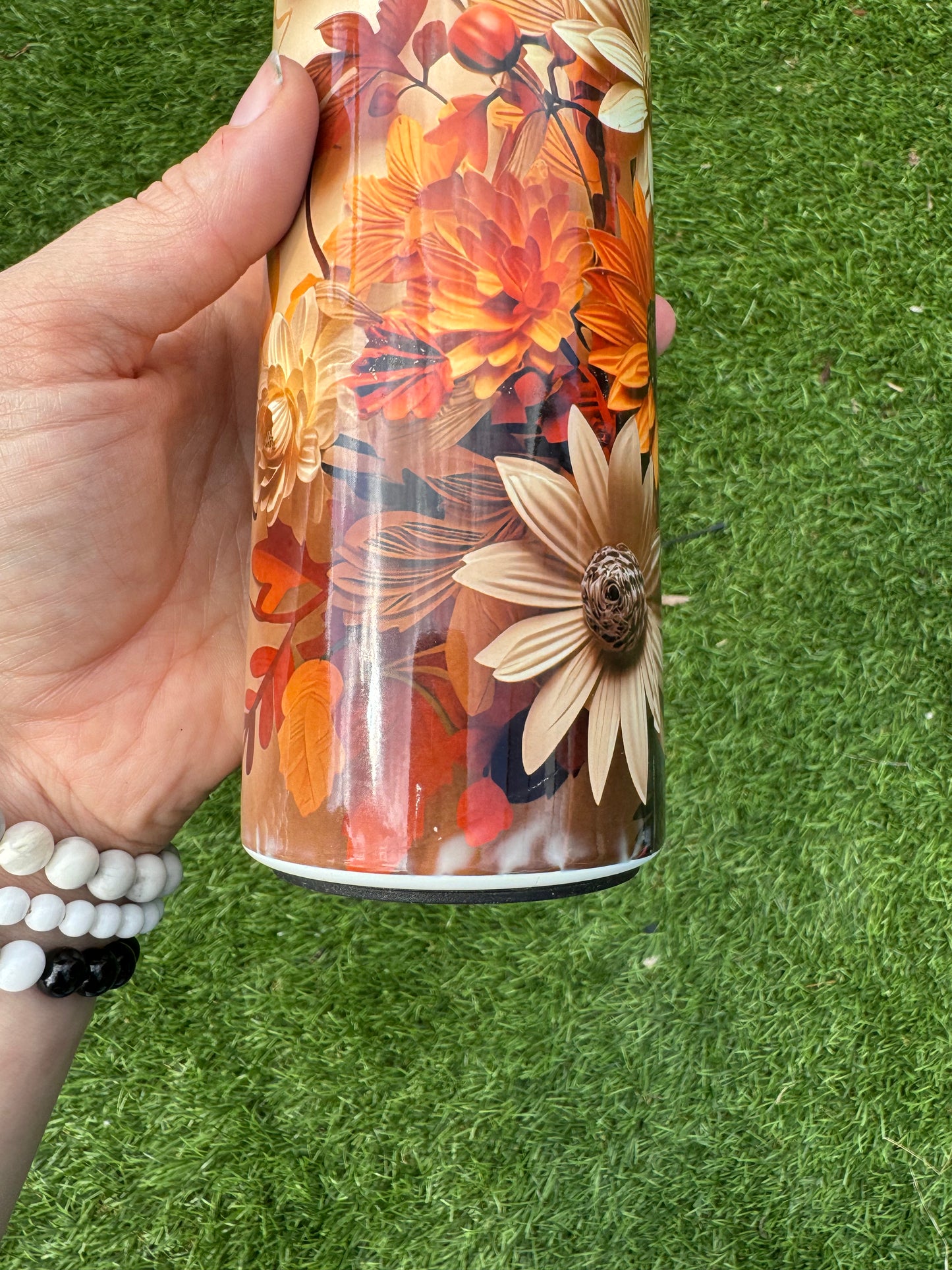 Autumn Flower Tumbler - Oopsie Item