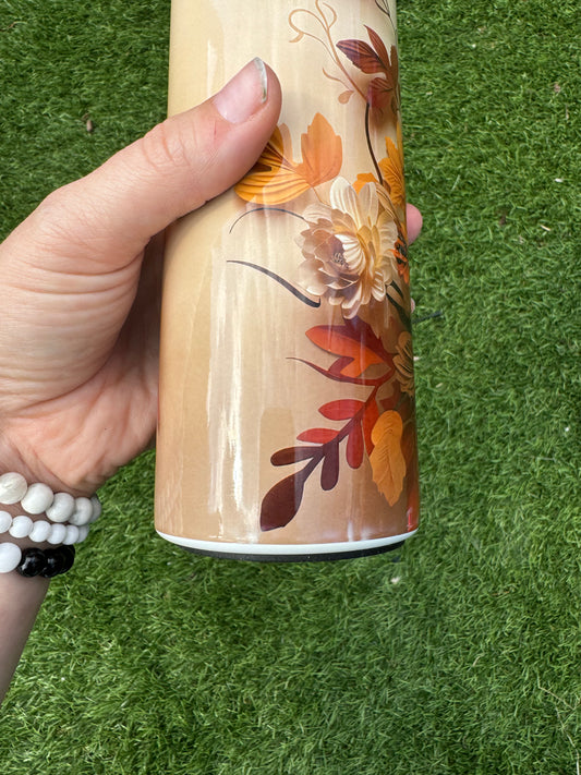 Autumn Flower Tumbler - Oopsie Item