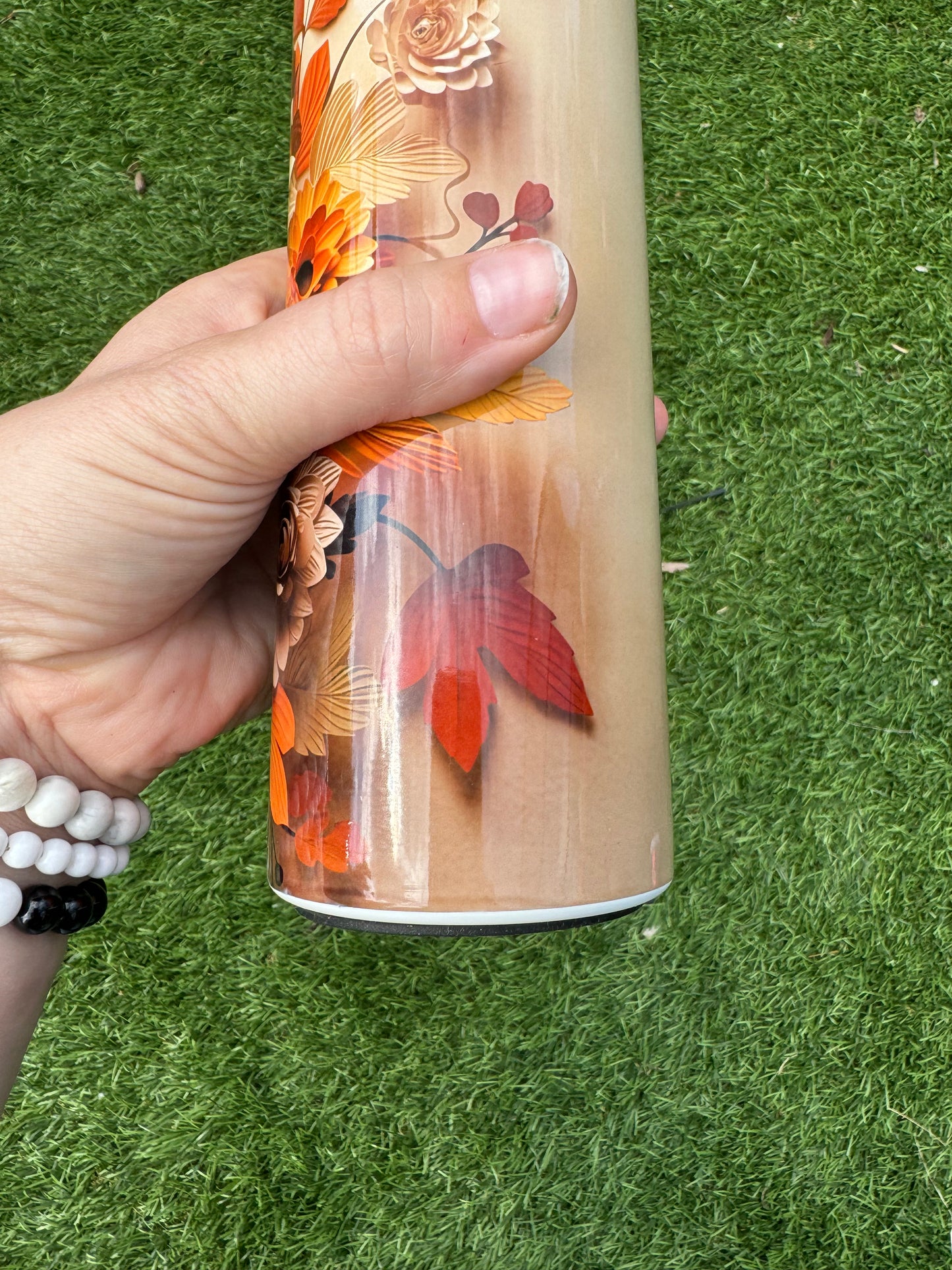 Autumn Flower Tumbler - Oopsie Item