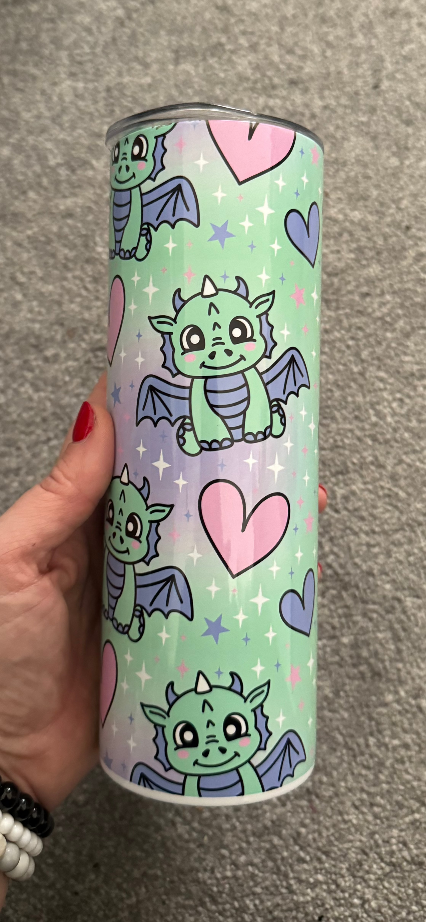 Cute Dragon Wrap Stainless Steel Tumbler