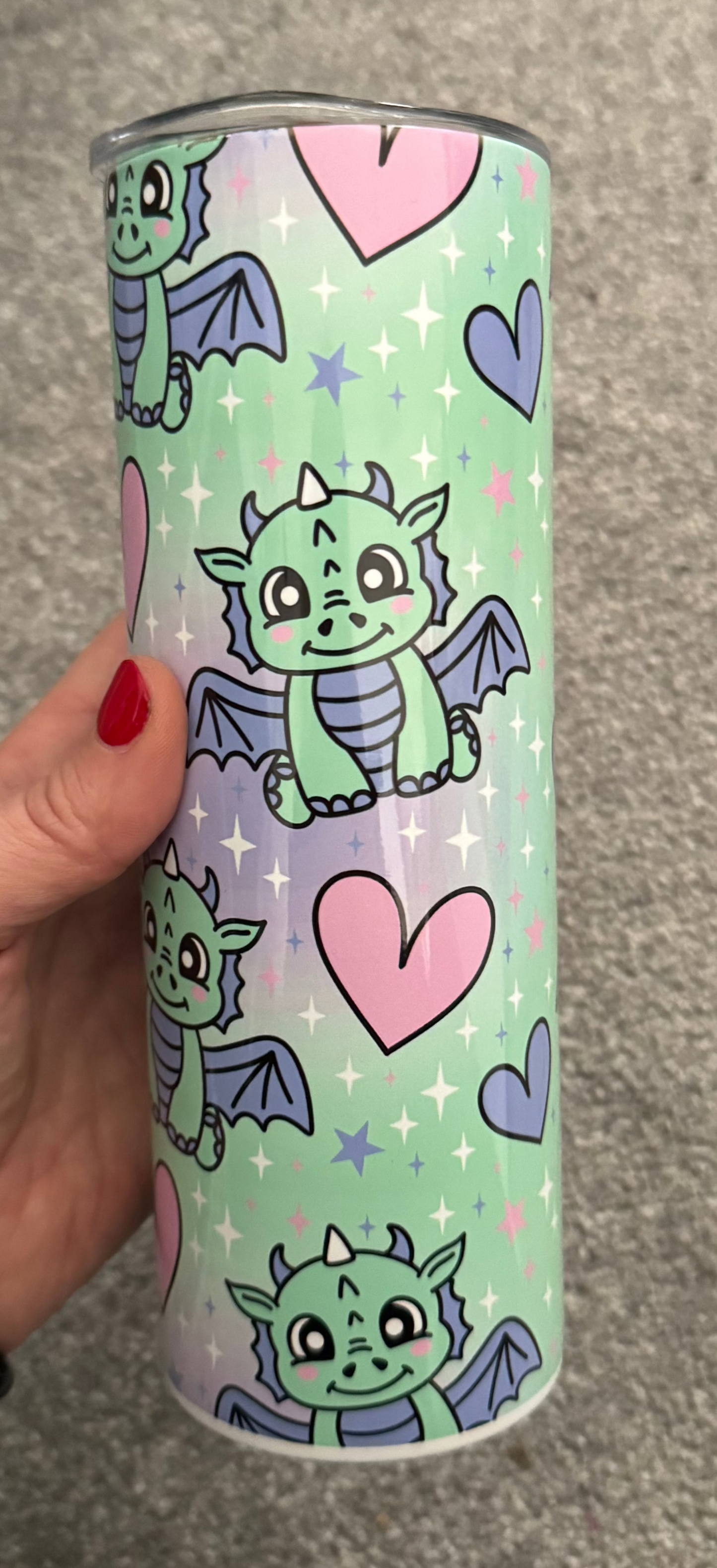 Cute Dragon Wrap Stainless Steel Tumbler