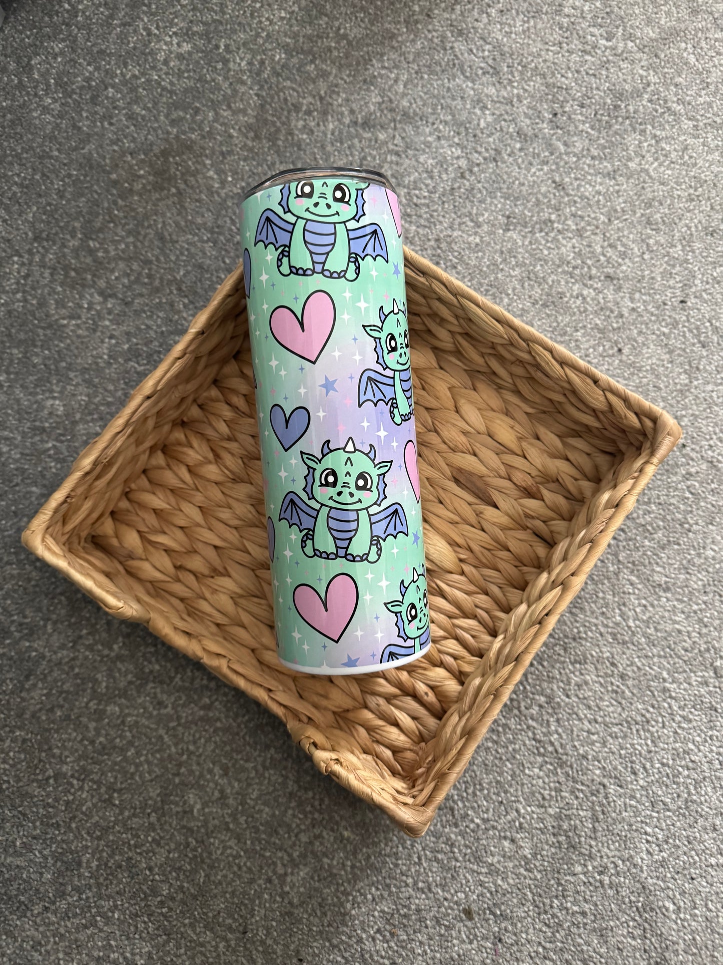 Cute Dragon Wrap Stainless Steel Tumbler